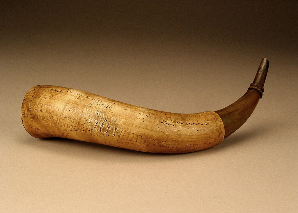 powder horn  Canadian Museum of History