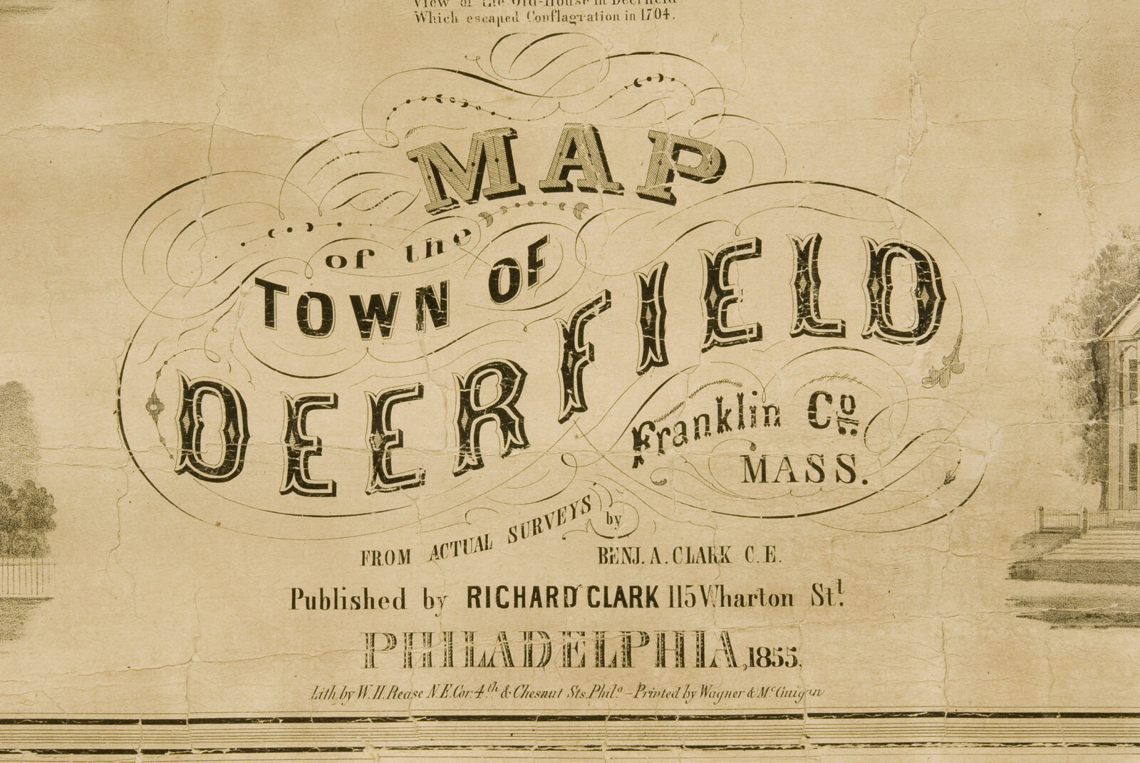 Maps And Prints Historic Deerfield   Map 1982 12 Detail 03 